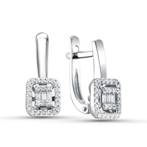 Серьги из золота Premium