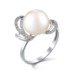 Кольцо из серебра с полудрагоценными вставками