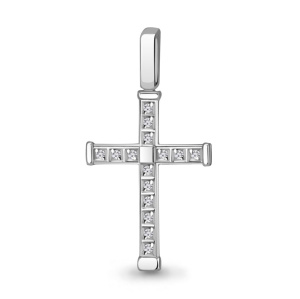 Крест из золота с бриллиантами