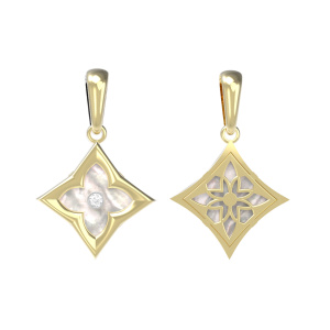 Подвеска из золота Premium