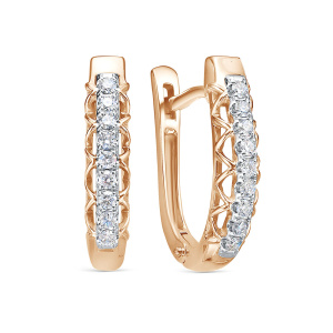 Серьги из золота с бриллиантами