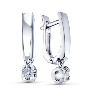 Серьги из золота с бриллиантами