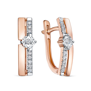 Серьги из золота с бриллиантами