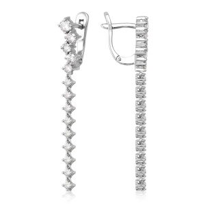 Серьги из золота Premium