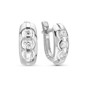 Серьги из золота с бриллиантами