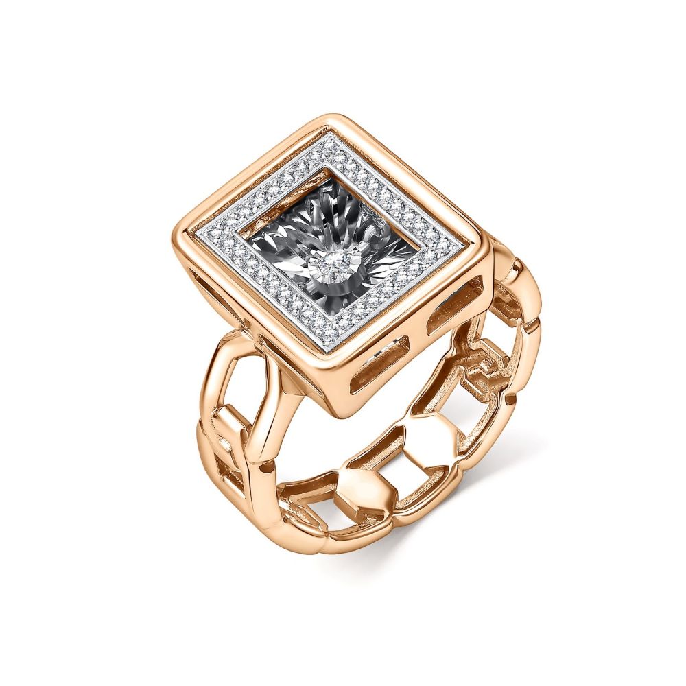 Кольцо из золота с бриллиантами