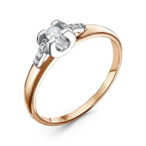 Кольцо из золота с бриллиантами