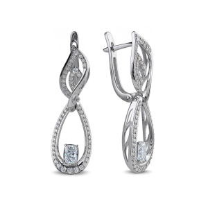 Серьги из золота Premium