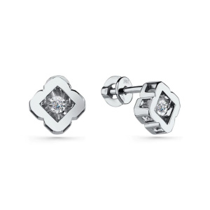 Серьги из золота с бриллиантами