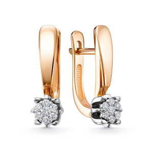 Серьги из золота с бриллиантами