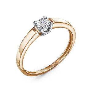 Кольцо из золота с бриллиантами