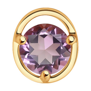 Подвеска из золота с полудрагоценными вставками