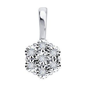 Подвеска из золота с бриллиантами