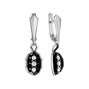 Серьги из золота Premium