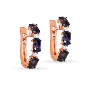 Серьги из золота Premium