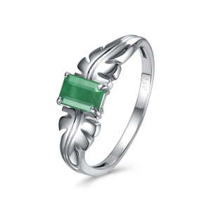 Кольцо из серебра с полудрагоценными вставками