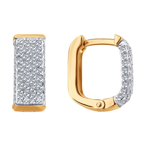 Серьги из золота с бриллиантами