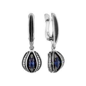 Серьги из золота Premium