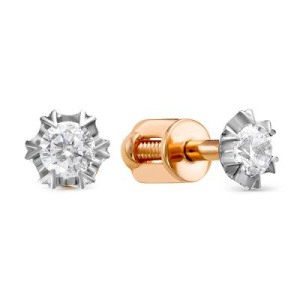 Серьги из золота с бриллиантами