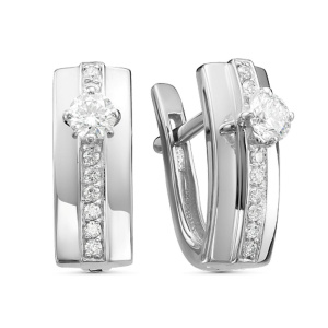 Серьги из золота с бриллиантами