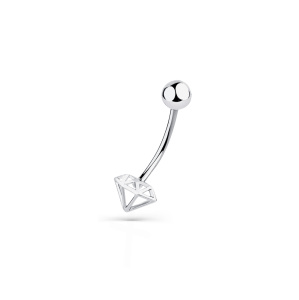 Пирсинг из белого золота