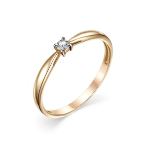 Кольцо из золота с бриллиантами