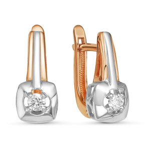 Серьги из золота с бриллиантами