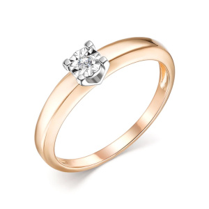 Кольцо из золота с бриллиантами