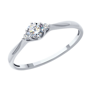 Кольцо из золота с бриллиантами