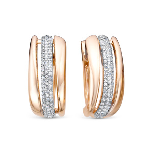 Серьги из золота с бриллиантами