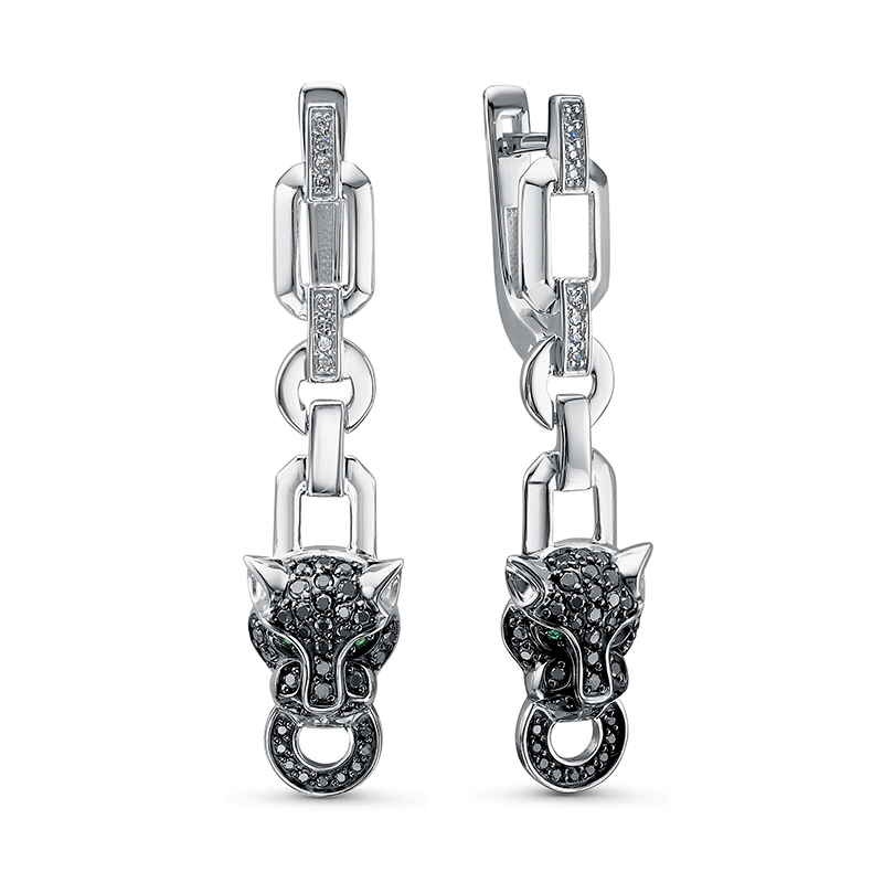 Серьги из золота с бриллиантами