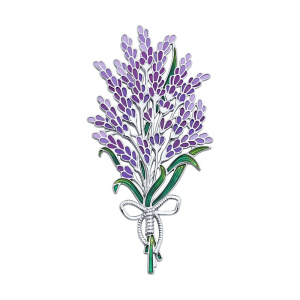 Брошь из серебра