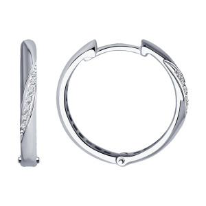 Серьги из золота с бриллиантами