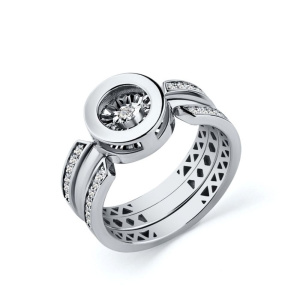 Кольцо из золота с бриллиантами