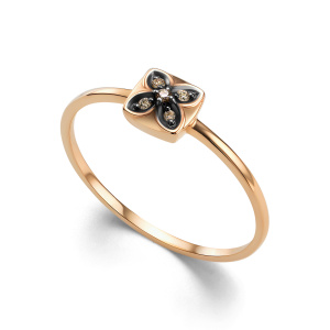 Кольцо из золота с бриллиантами