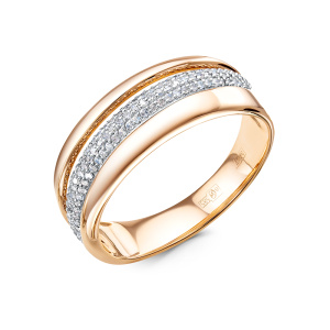 Кольцо из золота с бриллиантами