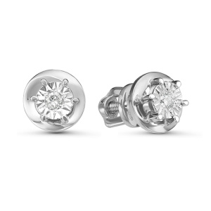 Серьги из золота с бриллиантами