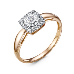 Кольцо из золота с бриллиантами