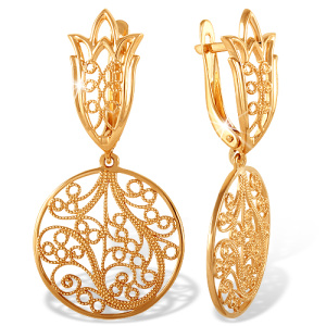 Серьги из золота