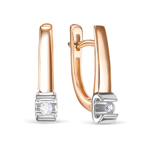 Серьги из золота с бриллиантами