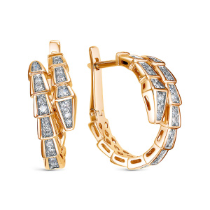 Серьги из золота с бриллиантами