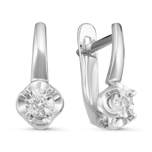 Серьги из золота с бриллиантами