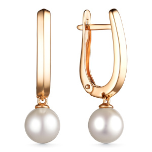 Серьги из золота с полудрагоценными вставками