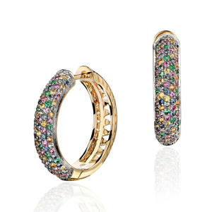 Серьги из золота Premium