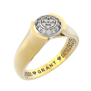 Кольцо из золота Premium