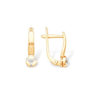 Серьги из золота с бриллиантами