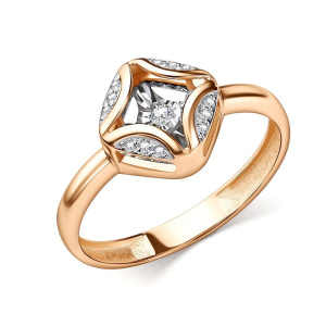 Кольцо из золота с бриллиантами