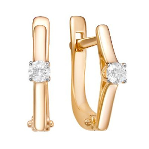 Серьги из золота с бриллиантами