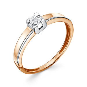 Кольцо из золота с бриллиантами