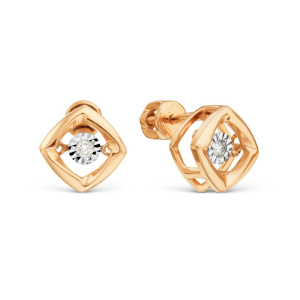 Серьги из золота с бриллиантами